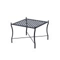 Folding Outdoor Coffee Table in Galvanized Steel Made in Italy - Selvaggia