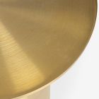 Design Coffee Table in Brass Plated Steel - Kakta Viadurini