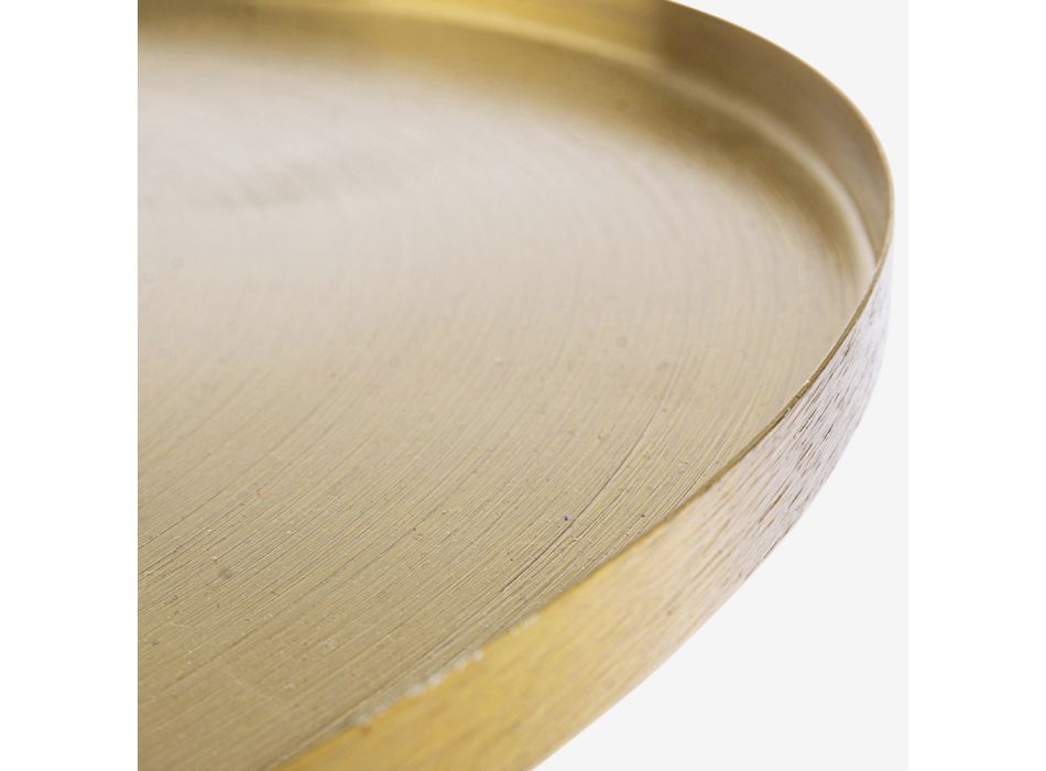 Design Coffee Table in Brass Plated Steel - Kakta Viadurini