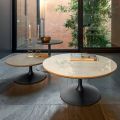 Low Coffee Table in Metal and Ceramic of Various Sizes - Amereo