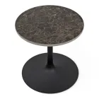 Amereo Metal and Ceramic Coffee Table Made in Italy Viadurini