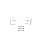 Laris Bronze Glass Coffee Table with a Refined Design Made in Italy Viadurini