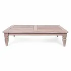 Homemotion - Nusadua Natural Low Teak Design Outdoor Coffee Table Viadurini