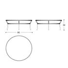 Low Table Top Hpl or Ceramic Made in Italy - Emmacross by Varaschin Viadurini