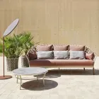 Low Table Hpl Top or Ceramic Made in Italy - Emmacross by Varaschin Viadurini