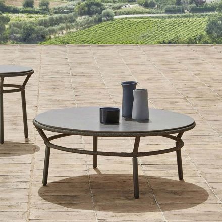 Low Table Top Hpl or Ceramic Made in Italy - Emmacross by Varaschin Viadurini