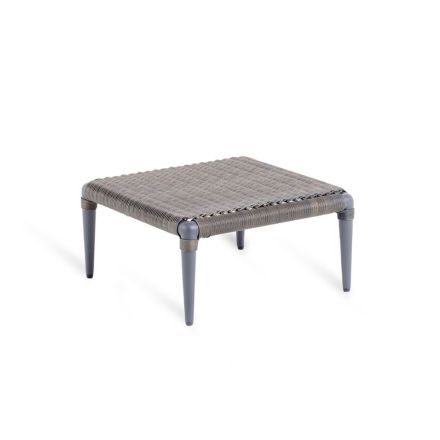 Low Square Outdoor Coffee Table in Aluminum and WaProLace Made in Italy - Marissa Viadurini