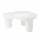 Low table Low Slide Lita Table polyethylene and glass made in Italy Viadurini
