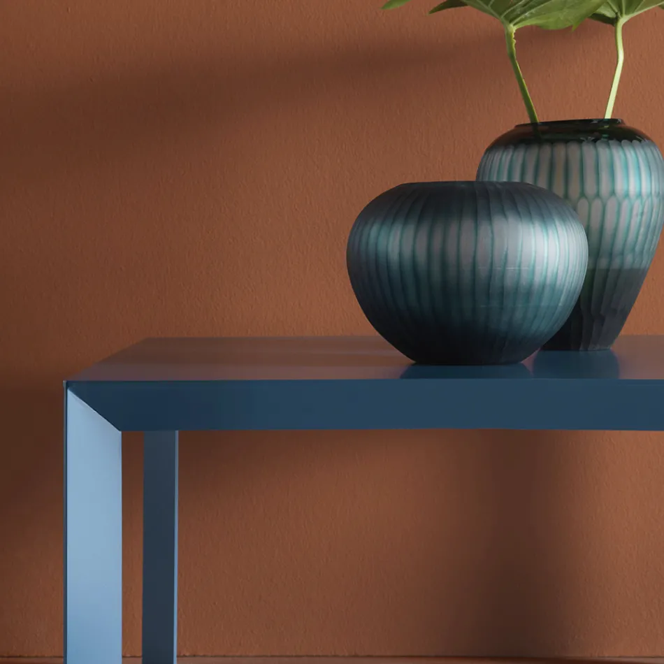 Square Design Metal Coffee Table in 2 Sizes - Josyane Viadurini