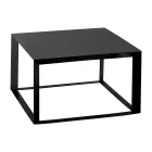 Square Design Metal Coffee Table in 2 Sizes - Josyane Viadurini