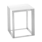 Square Design Metal Coffee Table in 2 Sizes - Josyane Viadurini