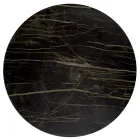 Coffee Table with Round Top Made in Stoneware Made in Italy - Siste Viadurini