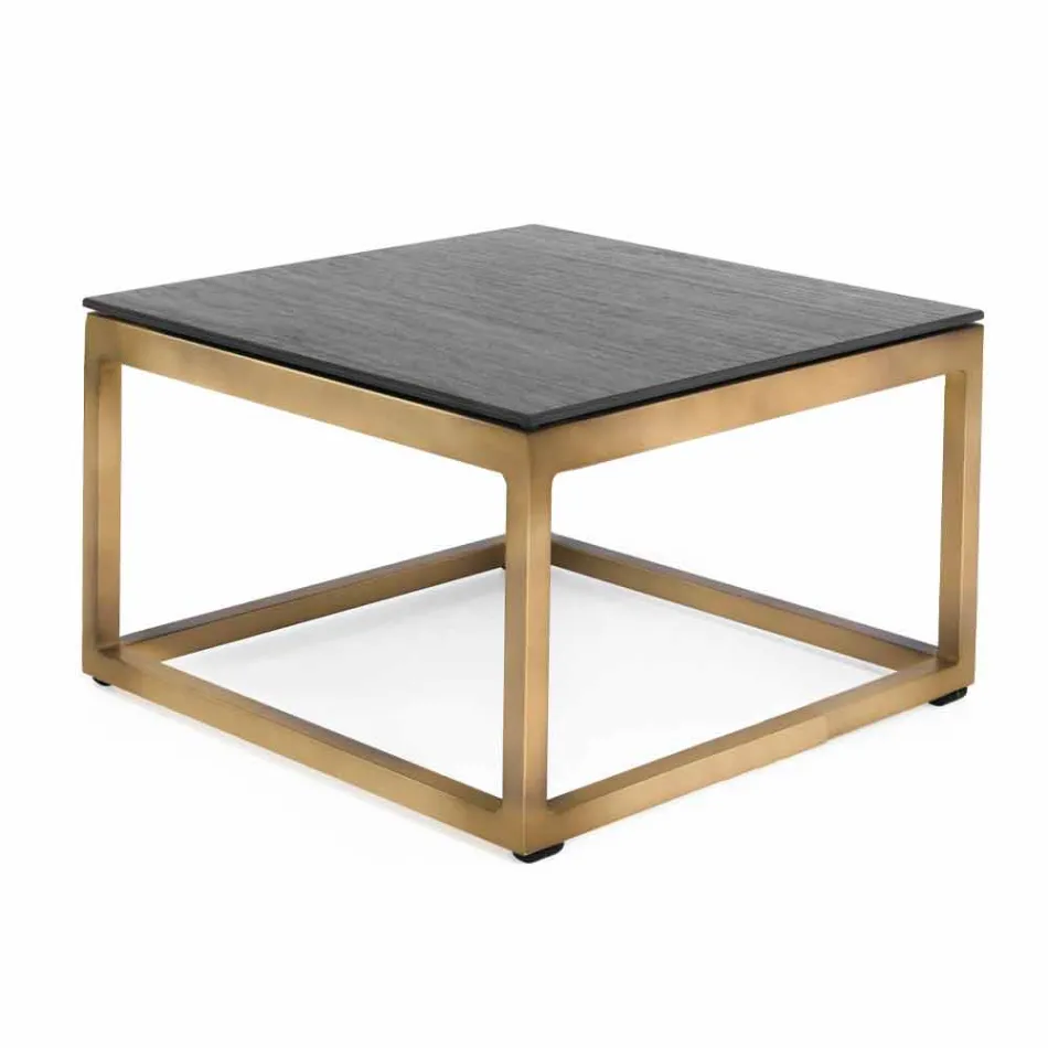 Square Design Outdoor Side Table 2 Dimensions 3 Finishes - Julie Viadurini