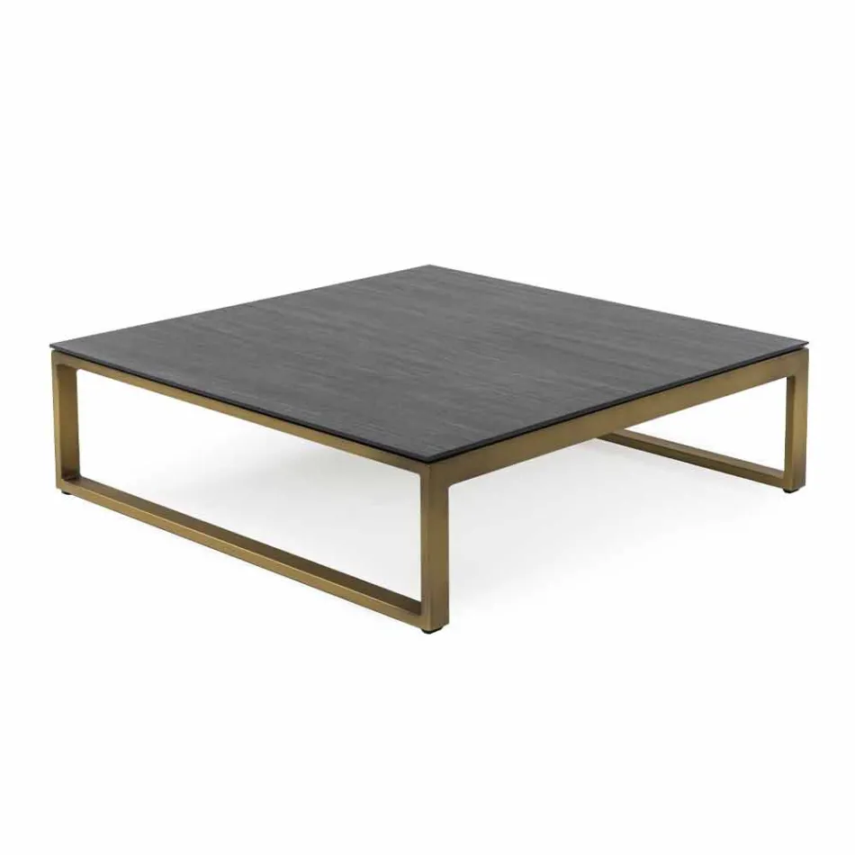 Square Design Outdoor Side Table 2 Dimensions 3 Finishes - Julie Viadurini