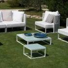 Square Design Outdoor Side Table 2 Dimensions 3 Finishes - Julie Viadurini