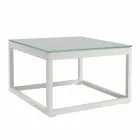 Square Design Outdoor Side Table 2 Dimensions 3 Finishes - Julie Viadurini