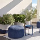 Outdoor Round Metal Coffee Table Made in Italy - Stephane Viadurini