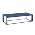 Coffee Table for Living Room in Colored Steel, Modern Design - Josyane Viadurini