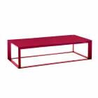 Coffee Table for Living Room in Colored Steel, Modern Design - Josyane Viadurini