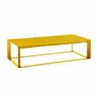 Coffee Table for Living Room in Colored Steel, Modern Design - Josyane Viadurini