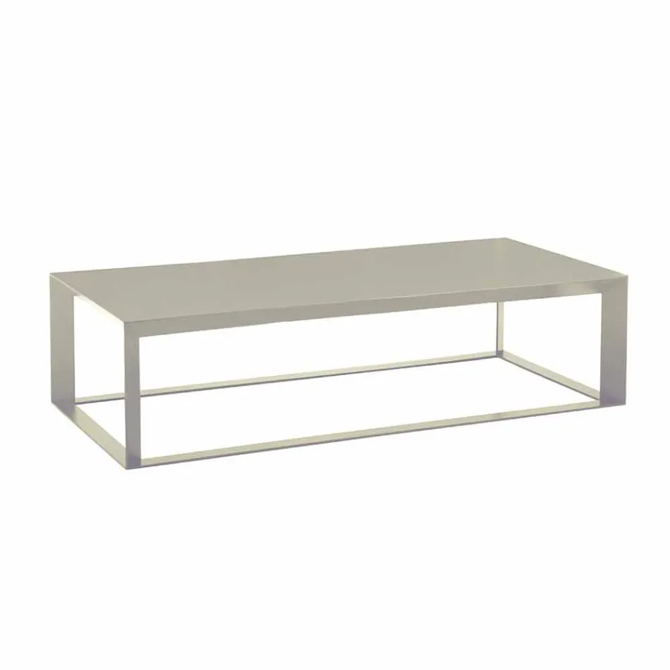 Coffee Table for Living Room in Colored Steel, Modern Design - Josyane Viadurini