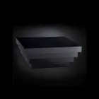 Coffee table design Coffee Silhouette Cadeau wood fiber Viadurini