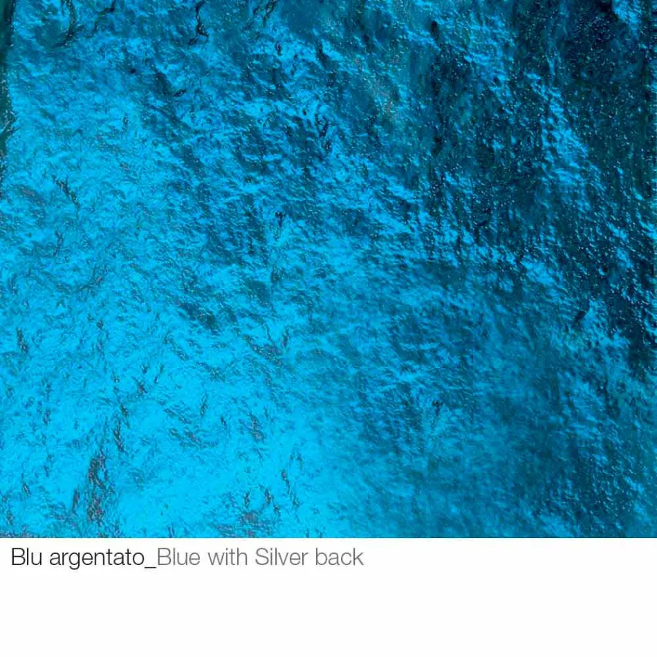 Coffee Table in Forged Crystal and Metal Made in Italy - Montebianco Viadurini