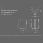 Coffee Table in Colored Metal of Modern Italian Design - Yasmine Viadurini