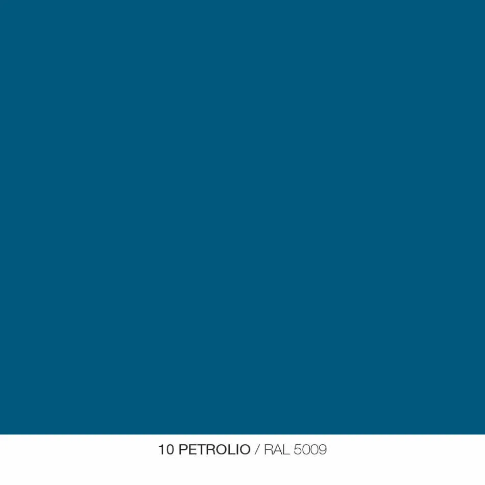 Coffee Table in Colored Metal of Modern Italian Design - Yasmine Viadurini