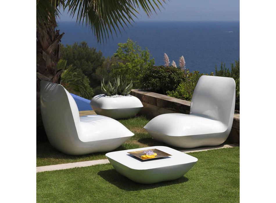 Pillow Vondom outdoor coffee table, modern design, 67x67 cm Viadurini