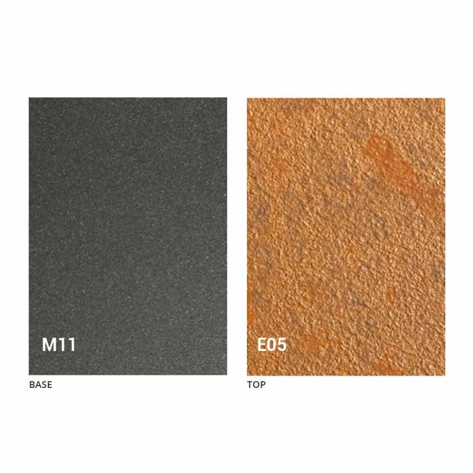 Transformable Coffee Table with Mortar Effect Top Made in Italy - Romantic Viadurini