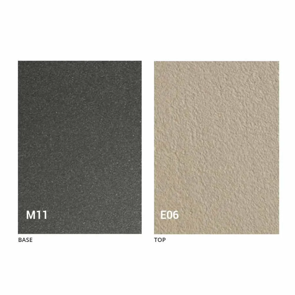 Transformable Coffee Table with Mortar Effect Top Made in Italy - Romantic Viadurini