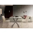 Modern Transformable Coffee Table in Wood and Metal Made in Italy - Gabri Viadurini
