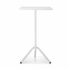 High Square Outdoor Table in Metal and Sheet Metal Made in Italy - Archibald Viadurini