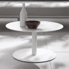 Outdoor Coffee Table in Epoxy Powder Coated Aluminum - Bryon Viadurini