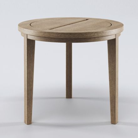 Outdoor Coffee Table in Iroko Wood Made in Italy - Brig Viadurini