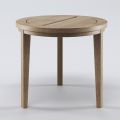 Outdoor Coffee Table in Iroko Wood Made in Italy - Brig