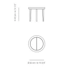 Outdoor Teak Wood Coffee Table Made in Italy - Briga Viadurini