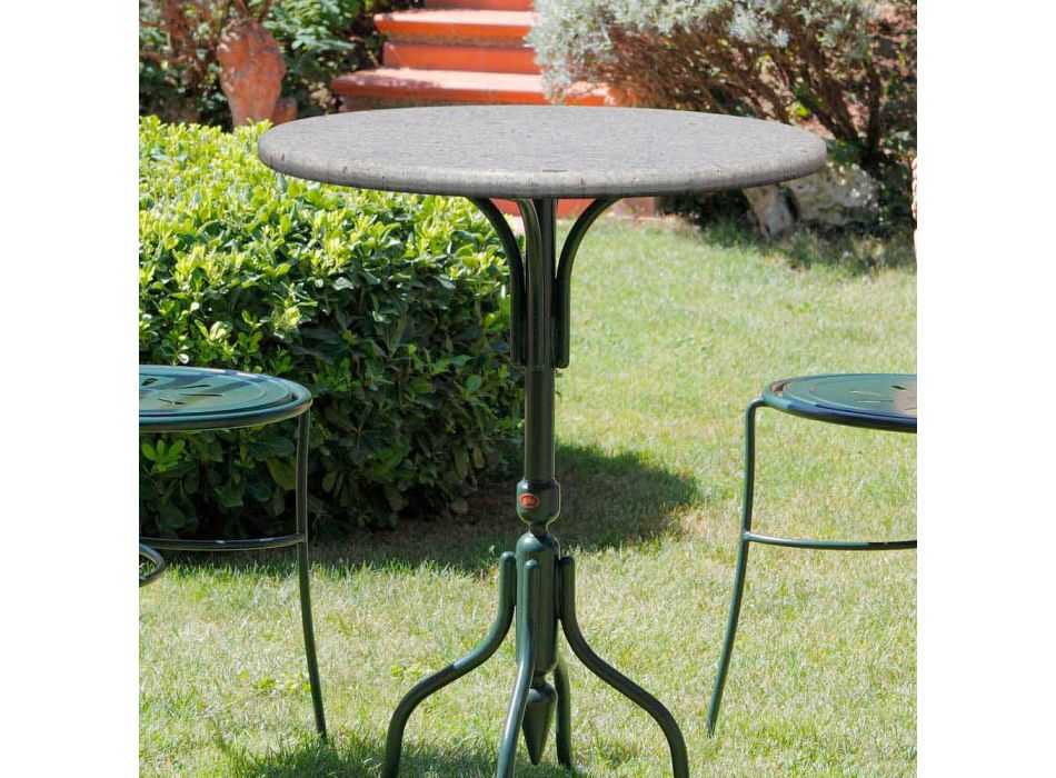 Stone Outdoor Coffee Table Handcrafted in Italy - Livigno Viadurini