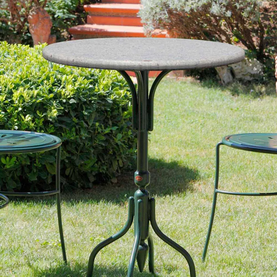 Stone Outdoor Coffee Table Handcrafted in Italy - Livigno Viadurini