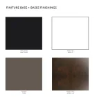 Outdoor Coffee Table in Colored Polyethylene 96 cm Made in Italy - Uliveto Viadurini