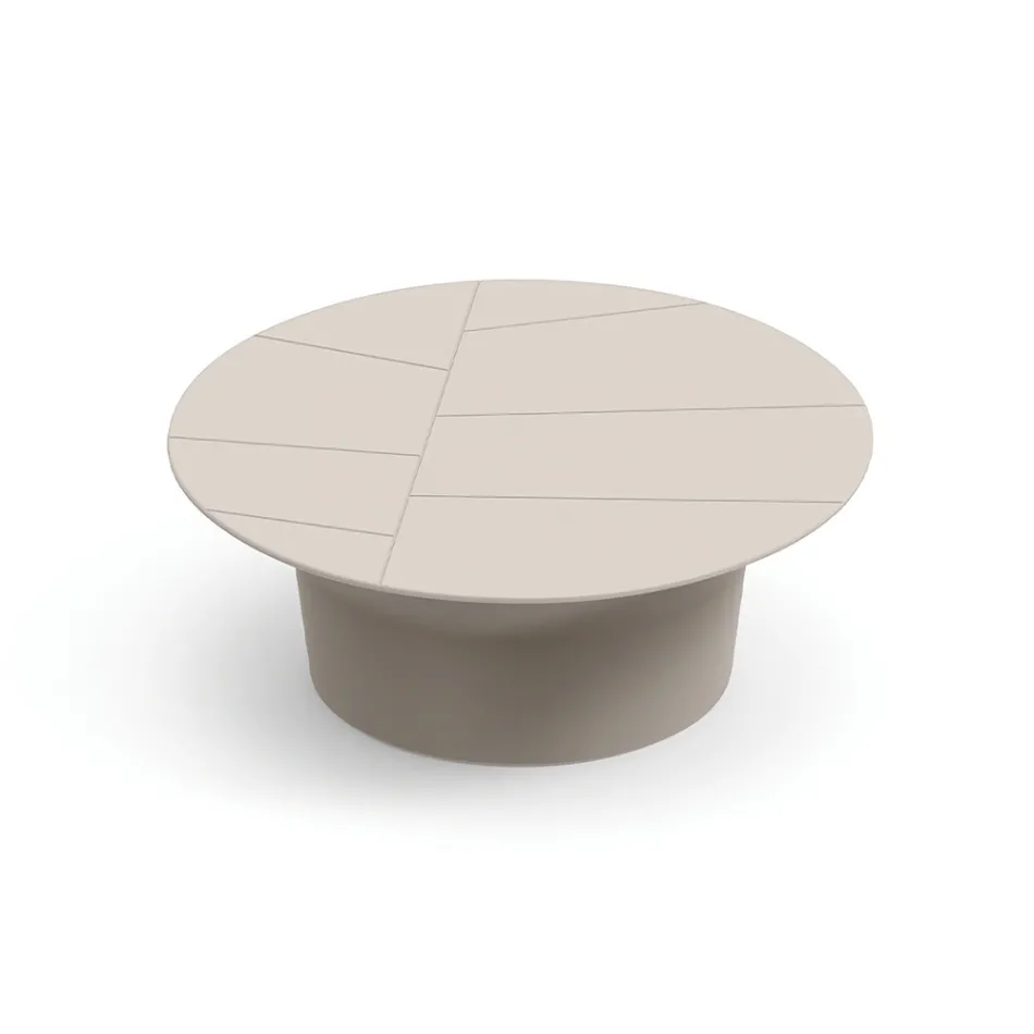 Outdoor Polyethylene Coffee Table Available in Various Colors - Towel Viadurini