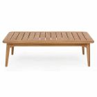 Homemotion Modern Teak Wood Outdoor Table - Luanaedmea Viadurini
