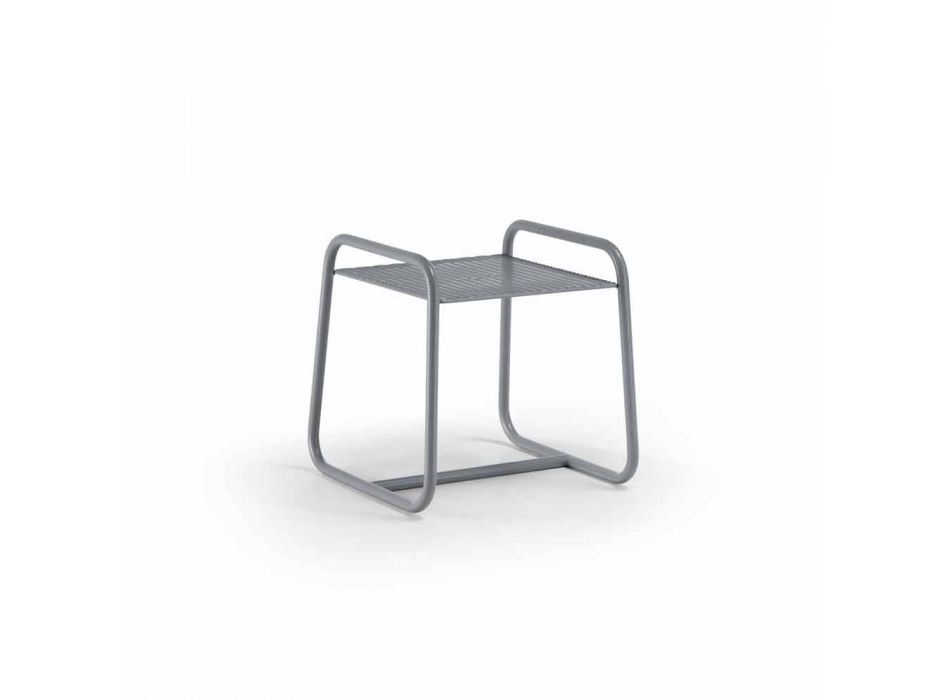 Modern Design Colored Metal Outdoor Coffee Table for the Living Room - Karol Viadurini