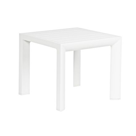 Square Outdoor Coffee Table in Painted Aluminium, Homemotion 2 Pieces - Marius Viadurini