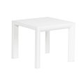 Square Outdoor Coffee Table Painted Aluminum, Homemotion 2 Pieces - Marius