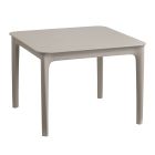 Square Outdoor Coffee Table in Technopolymer Made in Italy 2 Pieces - Dante Viadurini