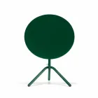 Round Outdoor Metal and Sheet Metal Table Made in Italy - Alberic Viadurini