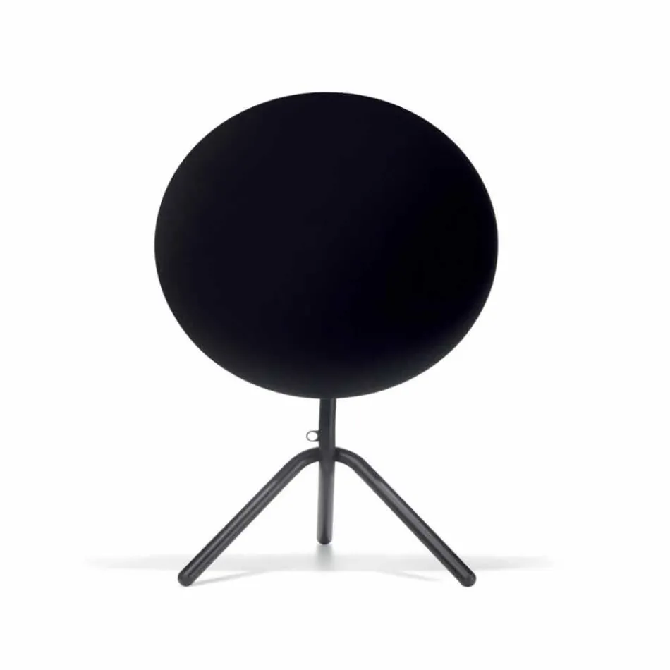 Round Outdoor Metal and Sheet Metal Table Made in Italy - Alberic Viadurini