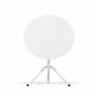 Round Outdoor Metal and Sheet Metal Table Made in Italy - Alberic Viadurini